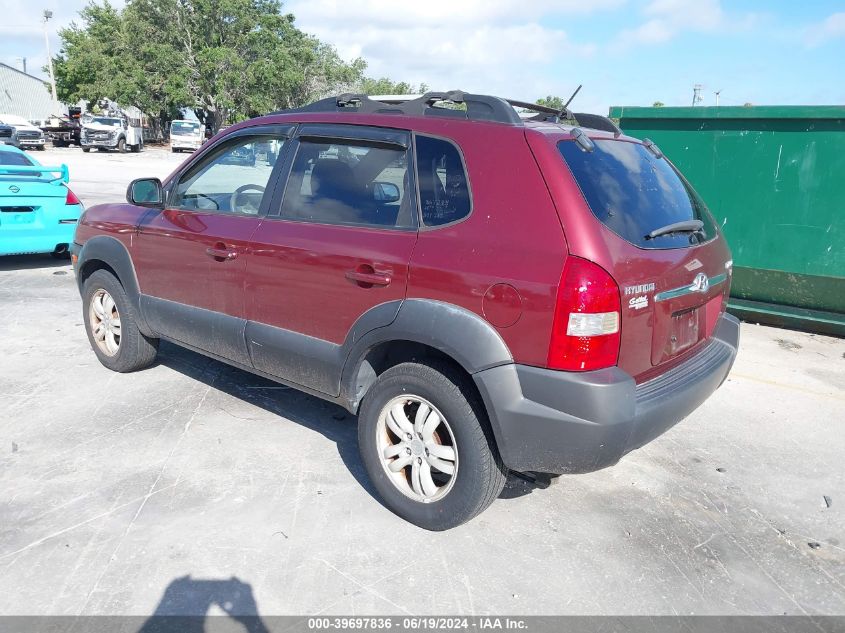 2007 Hyundai Tucson Limited/Se VIN: KM8JN12D97U665599 Lot: 39697836