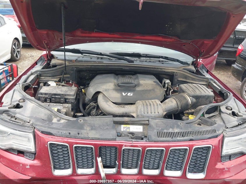 2014 Jeep Grand Cherokee Overland VIN: 1C4RJECG4EC380184 Lot: 39697857