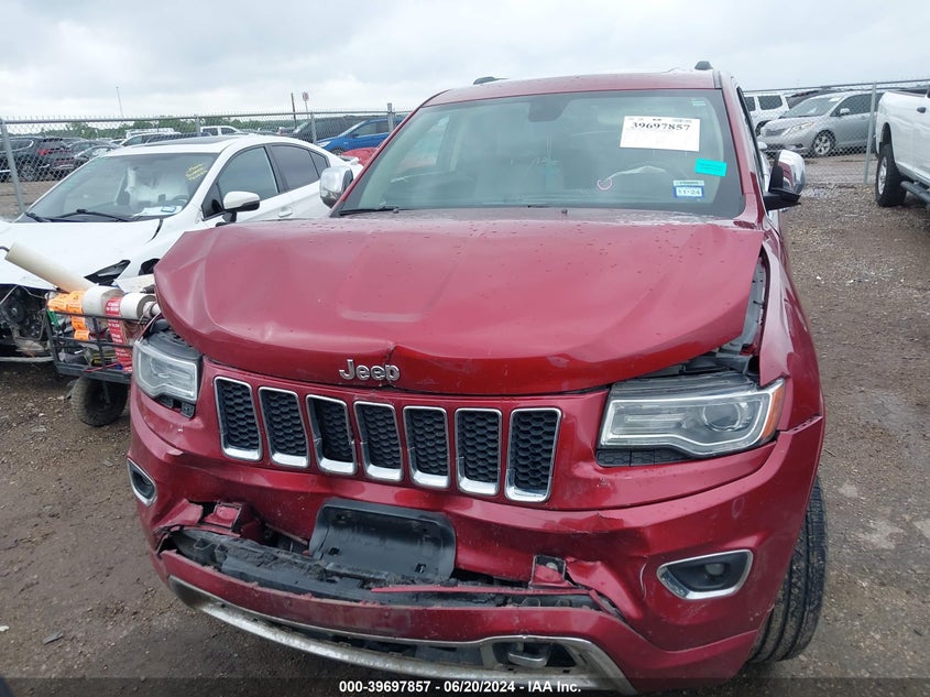 2014 Jeep Grand Cherokee Overland VIN: 1C4RJECG4EC380184 Lot: 39697857