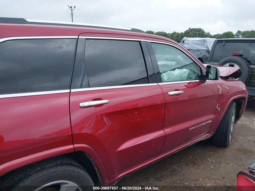 2014 Jeep Grand Cherokee Overland VIN: 1C4RJECG4EC380184 Lot: 39697857
