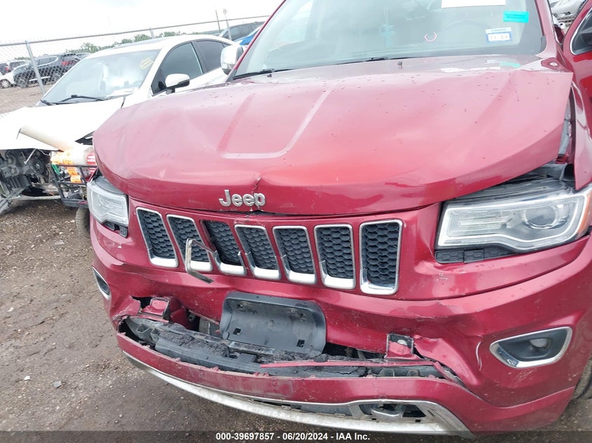 2014 Jeep Grand Cherokee Overland VIN: 1C4RJECG4EC380184 Lot: 39697857