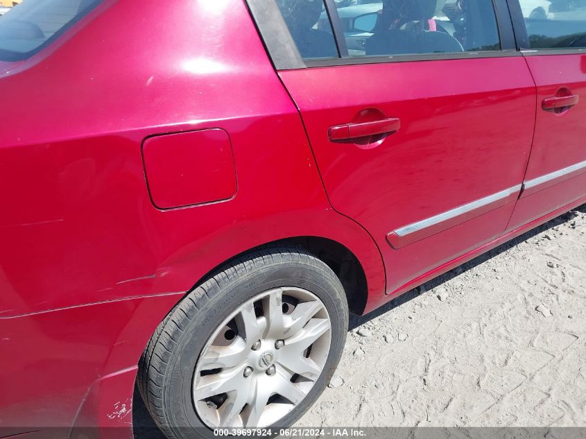 2010 Nissan Sentra 2.0S VIN: 3N1AB6AP3AL636769 Lot: 39697924