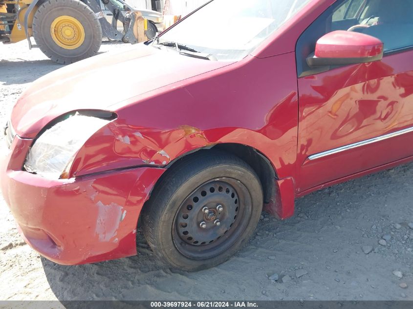 2010 Nissan Sentra 2.0S VIN: 3N1AB6AP3AL636769 Lot: 39697924