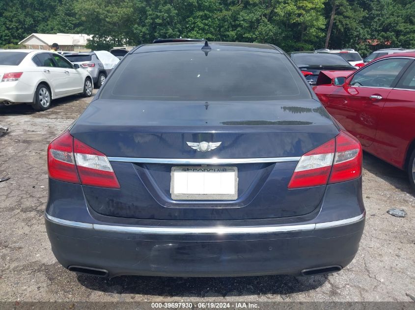 2013 Hyundai Genesis 3.8 VIN: KMHGC4DD8DU237386 Lot: 39697930