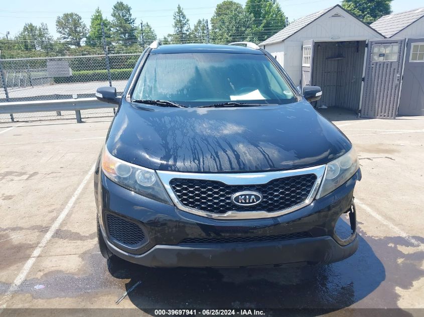 2012 Kia Sorento Lx V6 VIN: 5XYKT4A25CG255278 Lot: 39697941