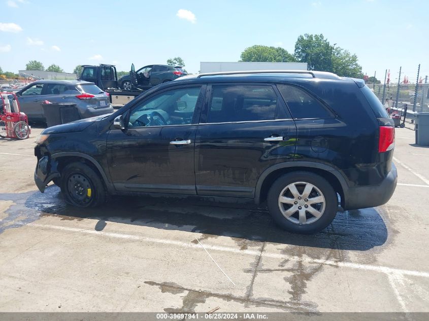 2012 Kia Sorento Lx V6 VIN: 5XYKT4A25CG255278 Lot: 39697941