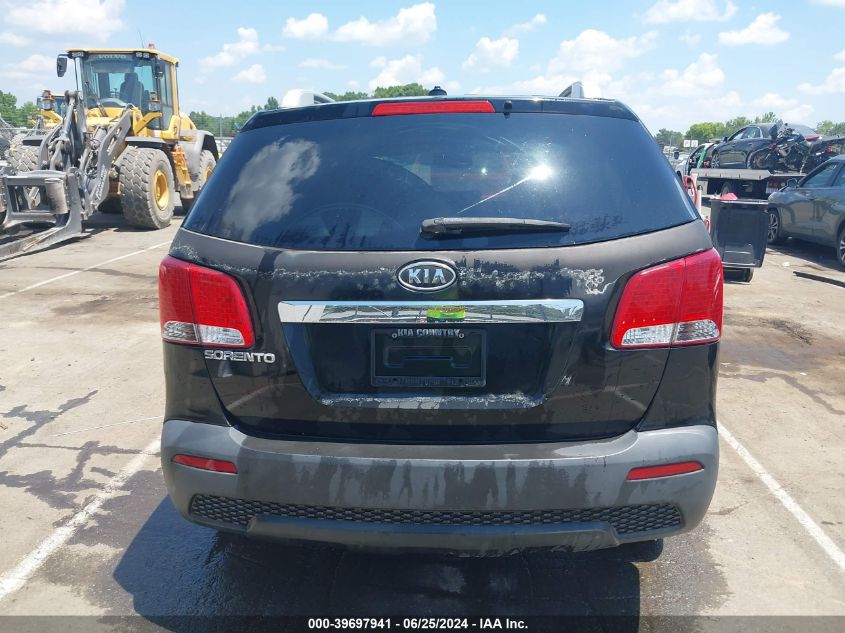 2012 Kia Sorento Lx V6 VIN: 5XYKT4A25CG255278 Lot: 39697941