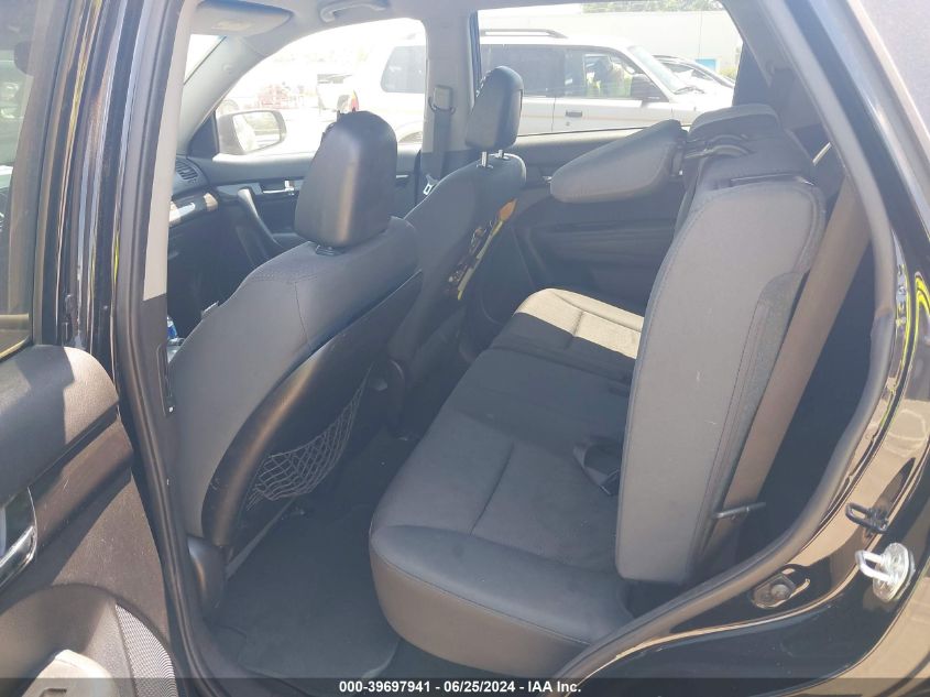 2012 Kia Sorento Lx V6 VIN: 5XYKT4A25CG255278 Lot: 39697941