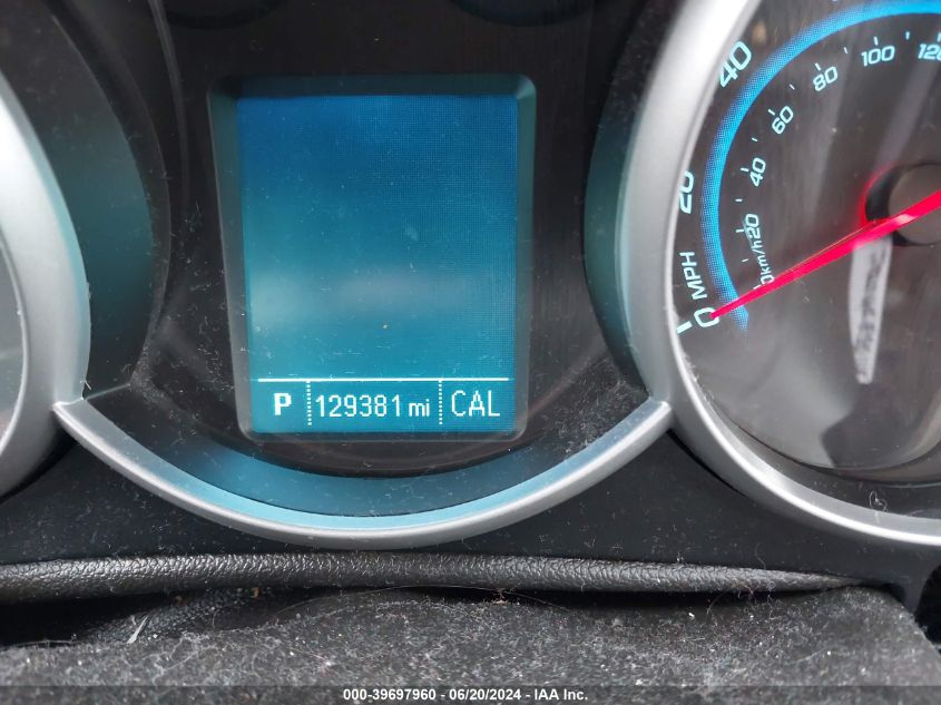 2014 Chevrolet Cruze Lt VIN: 1G1PC5SB9E7123174 Lot: 39697960