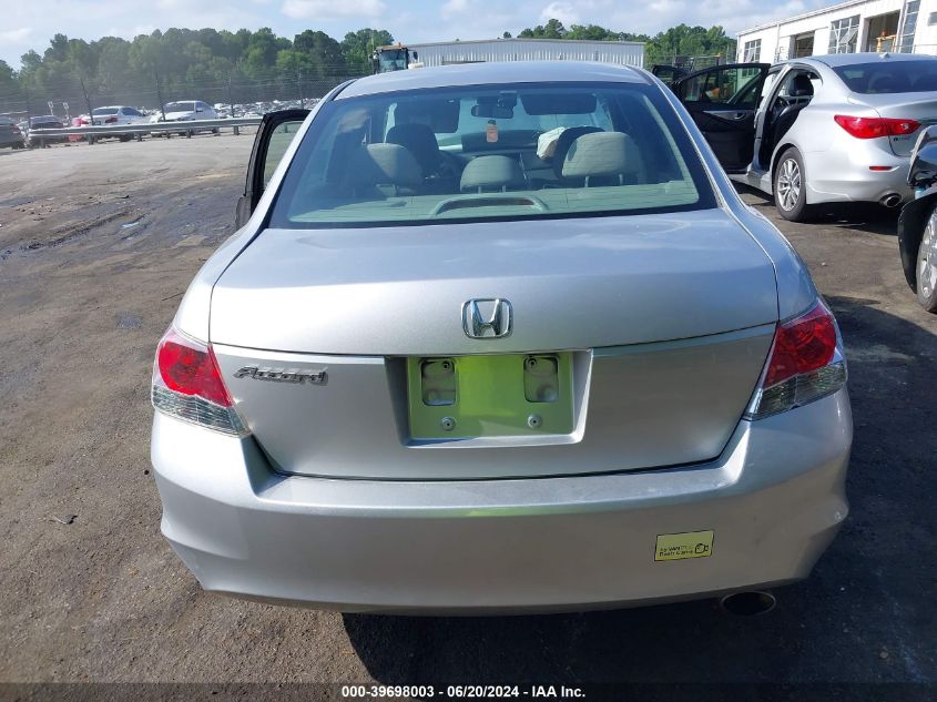 2010 Honda Accord 2.4 Lx-P VIN: 1HGCP2F40AA082629 Lot: 39698003