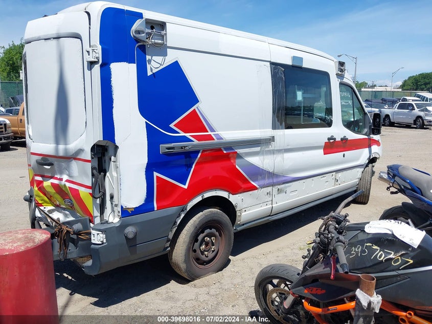 Vin: 1fdyr2cm9gkb25897, lot: 40184610, ford transit-250 20164