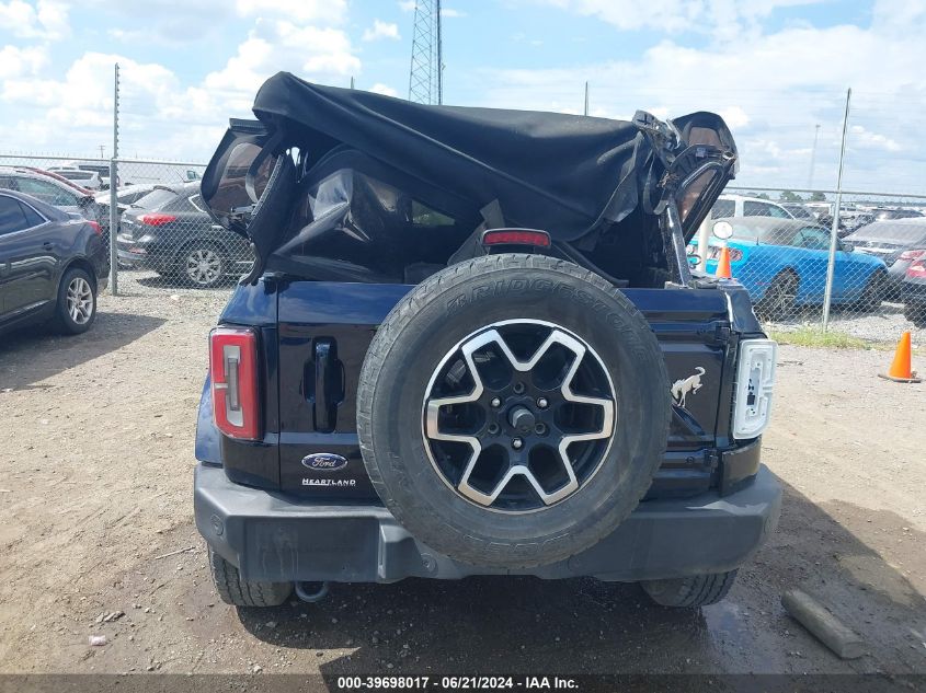 2021 Ford Bronco Outer Banks VIN: 1FMDE5DHXMLA62375 Lot: 39698017