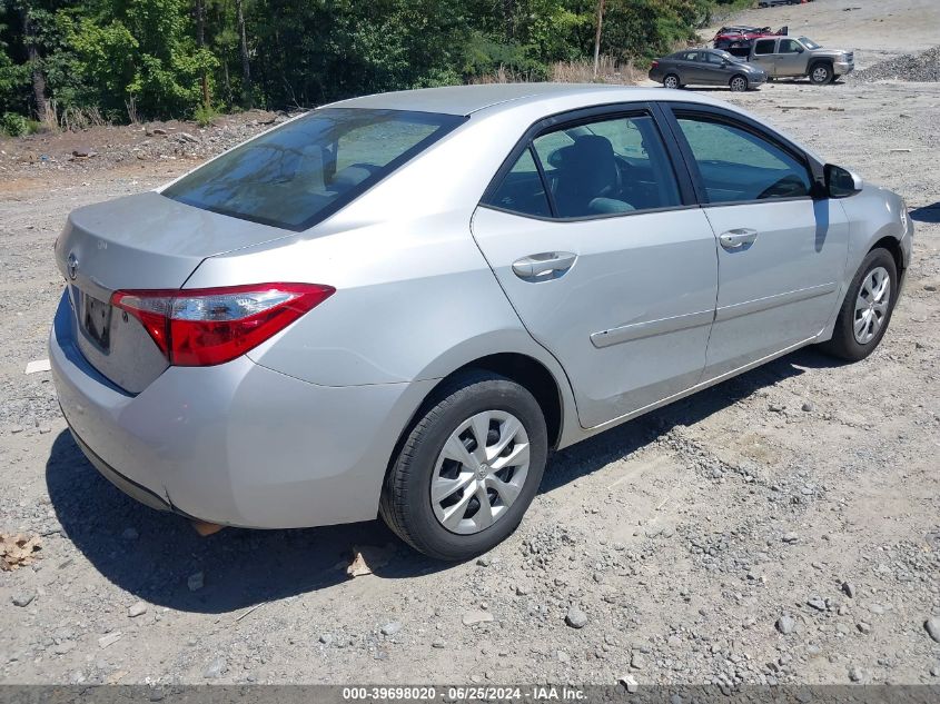 2015 Toyota Corolla L VIN: 2T1BURHE7FC453340 Lot: 39698020