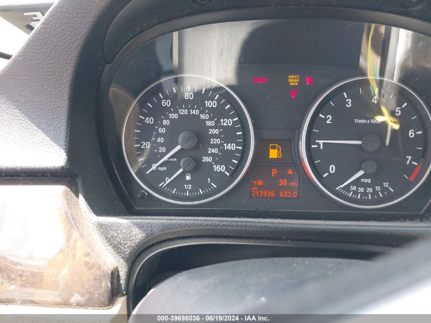 2007 BMW 328I VIN: WBAVC53547FZ74280 Lot: 39698036