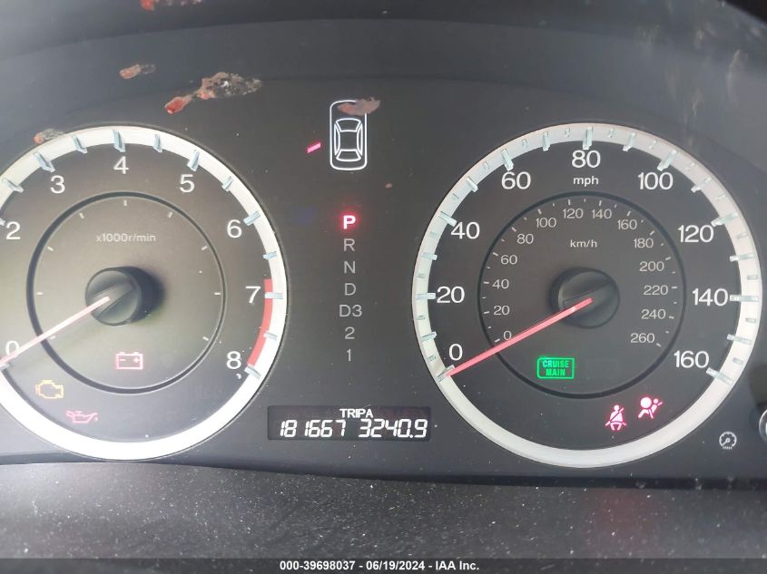 2011 Honda Accord 2.4 Lx VIN: 1HGCP2F32BA027897 Lot: 39698037