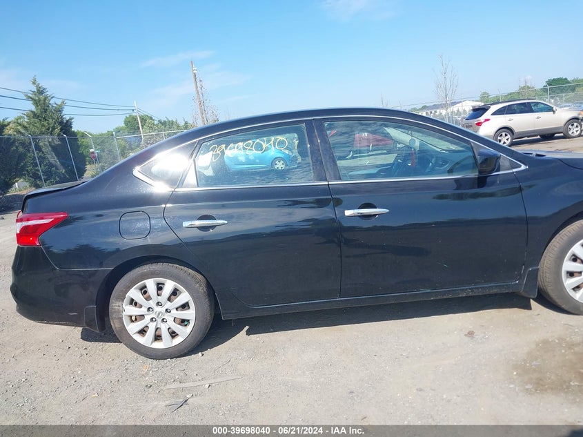 2017 Nissan Sentra S/Sv/Sr/Sl VIN: 3N1AB7AP1HY356366 Lot: 39698040