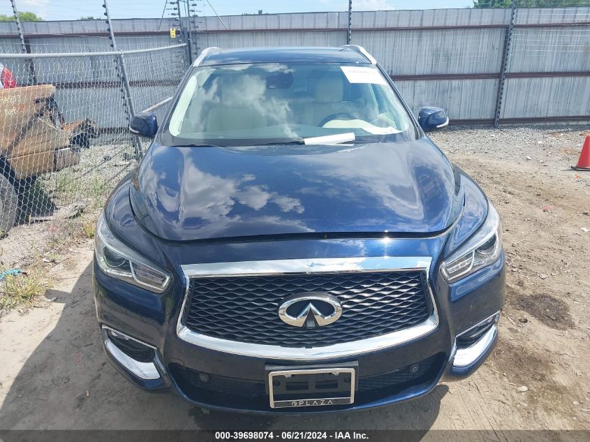 2020 Infiniti Qx60 Luxe Awd VIN: 5N1DL0MM0LC542347 Lot: 39698074