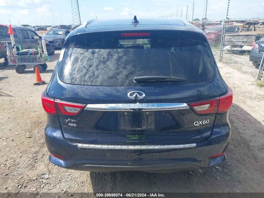 2020 Infiniti Qx60 Luxe Awd VIN: 5N1DL0MM0LC542347 Lot: 39698074