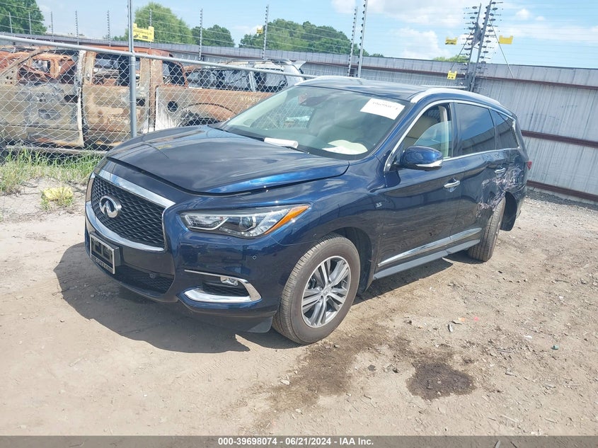 2020 Infiniti Qx60 Luxe Awd VIN: 5N1DL0MM0LC542347 Lot: 39698074