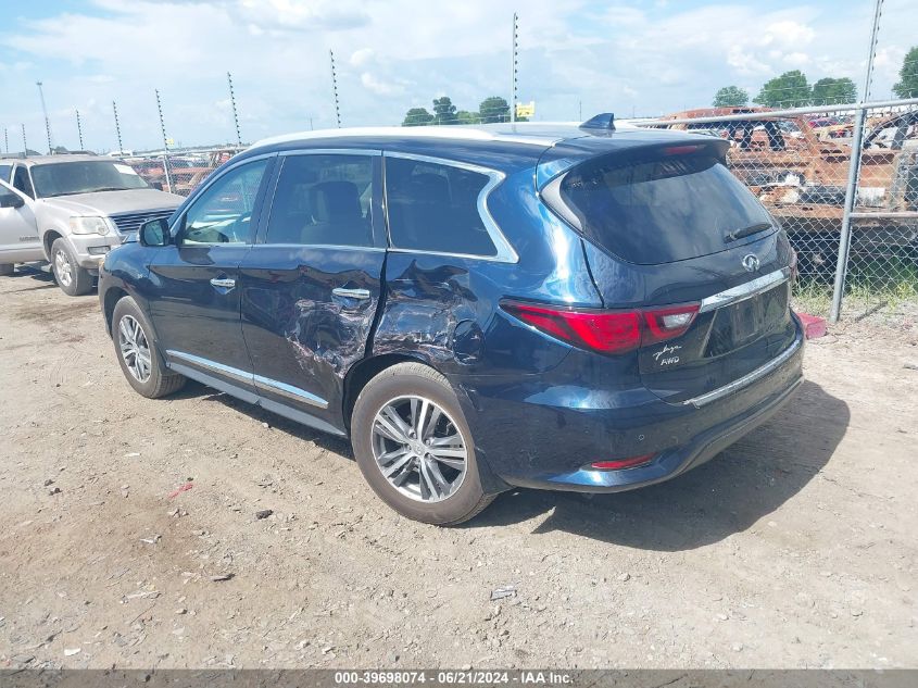 2020 Infiniti Qx60 Luxe Awd VIN: 5N1DL0MM0LC542347 Lot: 39698074