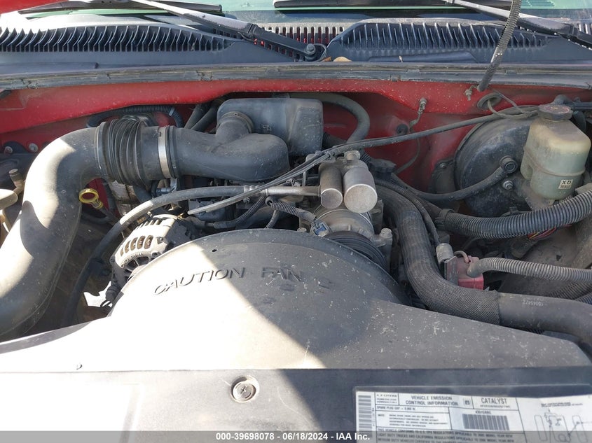 2000 Chevrolet Silverado 1500 VIN: 1GCEC14WXYZ112670 Lot: 39698078