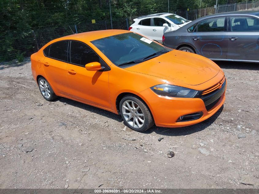 2013 Dodge Dart Rallye VIN: 1C3CDFBHXDD284652 Lot: 39698091