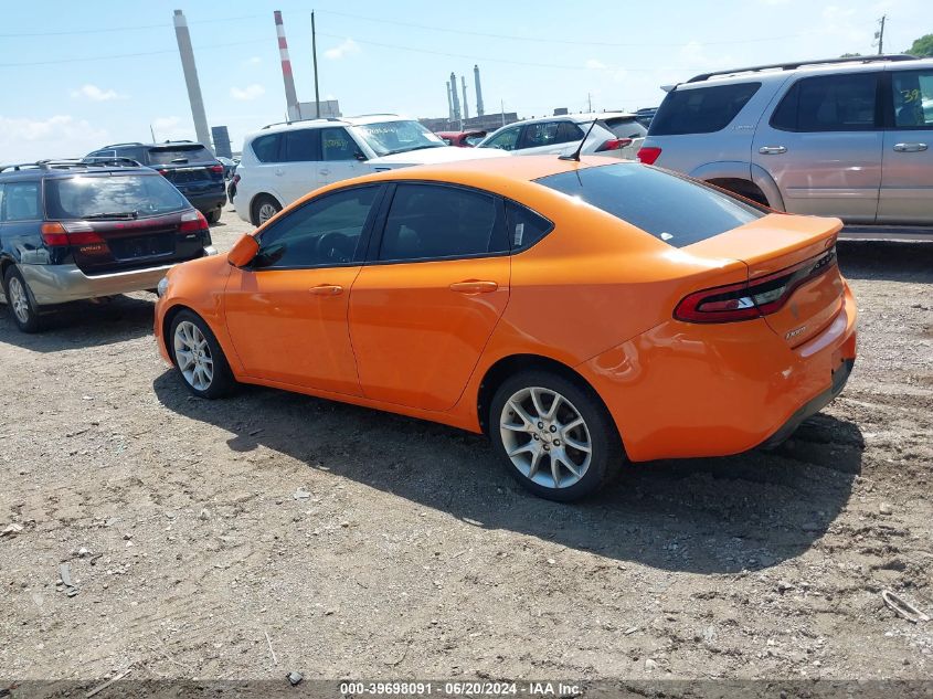 2013 Dodge Dart Rallye VIN: 1C3CDFBHXDD284652 Lot: 39698091