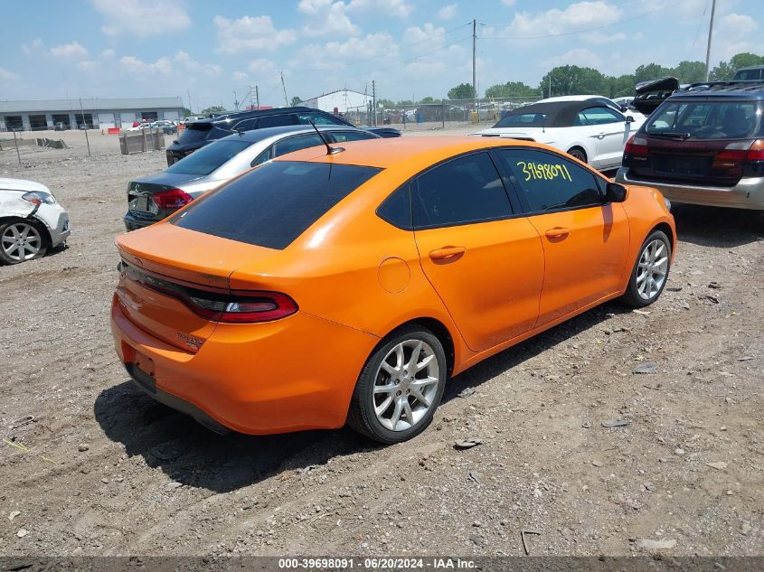 2013 Dodge Dart Rallye VIN: 1C3CDFBHXDD284652 Lot: 39698091