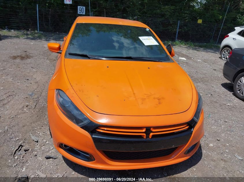 2013 Dodge Dart Rallye VIN: 1C3CDFBHXDD284652 Lot: 39698091