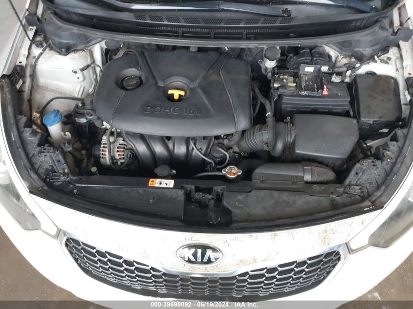 2015 Kia Forte Lx VIN: KNAFK4A64F5295692 Lot: 39698092