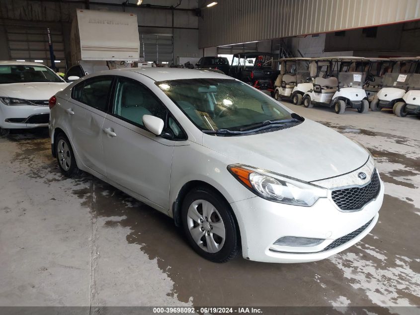 2015 Kia Forte Lx VIN: KNAFK4A64F5295692 Lot: 39698092