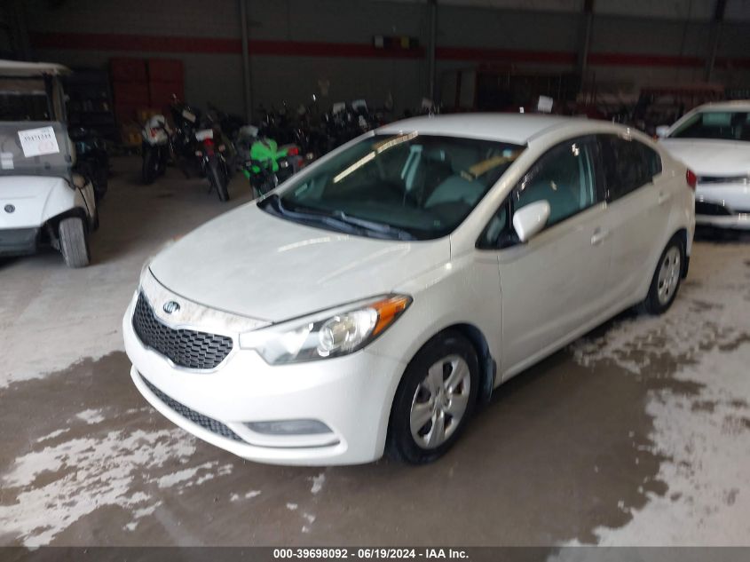 2015 Kia Forte Lx VIN: KNAFK4A64F5295692 Lot: 39698092