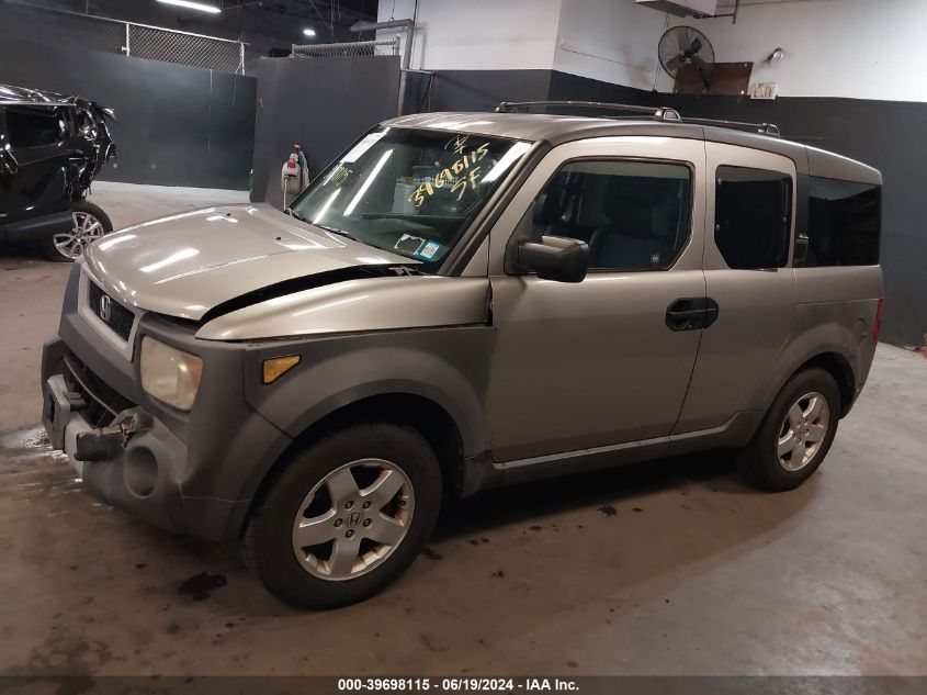 2003 Honda Element Ex VIN: 5J6YH285X3L037626 Lot: 39698115