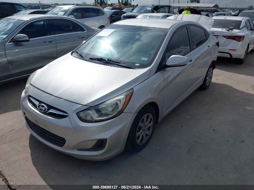 2013 Hyundai Accent Gls/Gs VIN: 00KMHCT4AE2DU4764 Lot: 39698127