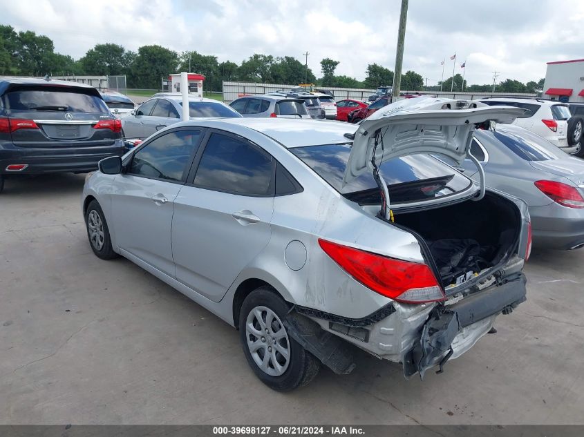 2013 Hyundai Accent Gls/Gs VIN: 00KMHCT4AE2DU4764 Lot: 39698127