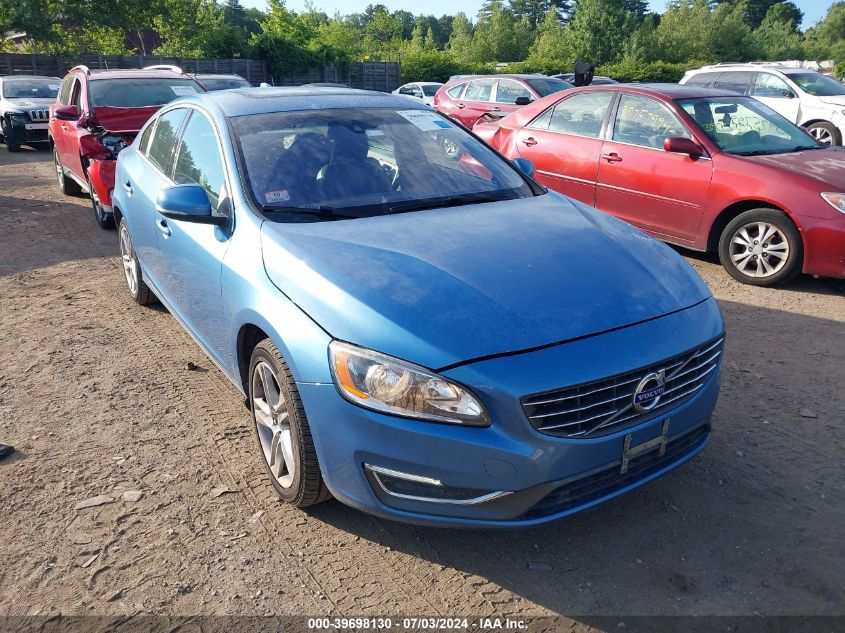 2014 Volvo S60 T5 VIN: YV1612FH8E2294186 Lot: 39698130