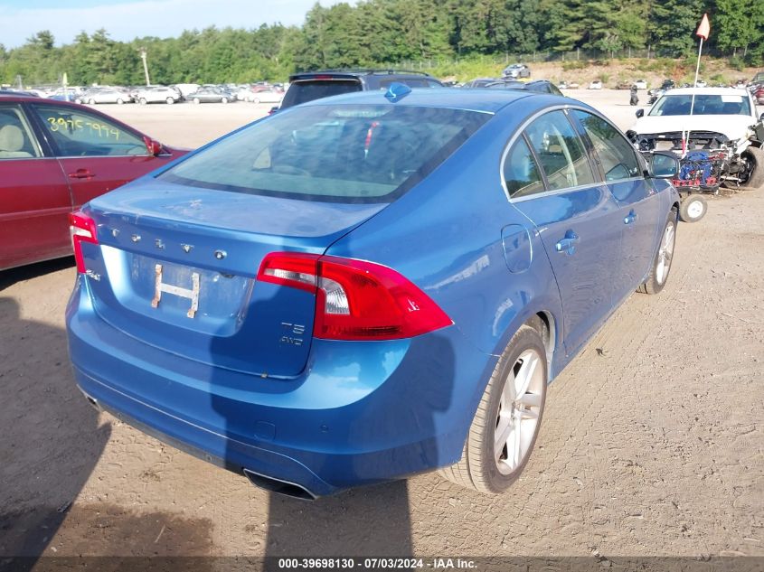 2014 Volvo S60 T5 VIN: YV1612FH8E2294186 Lot: 39698130