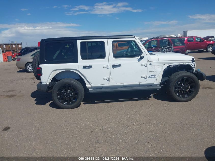 2023 Jeep Wrangler 4Xe Sahara 4X4 VIN: 1C4JJXP61PW646501 Lot: 39698133