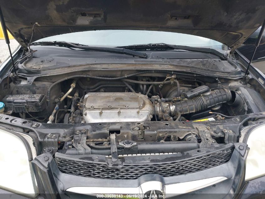 2001 Acura Mdx VIN: 2HNYD18661H544550 Lot: 39698143