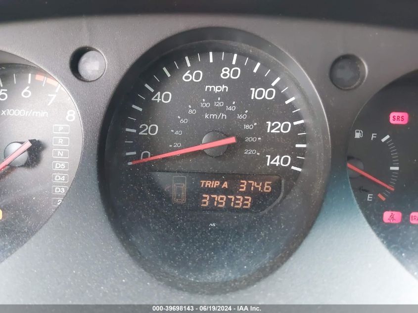 2001 Acura Mdx VIN: 2HNYD18661H544550 Lot: 39698143