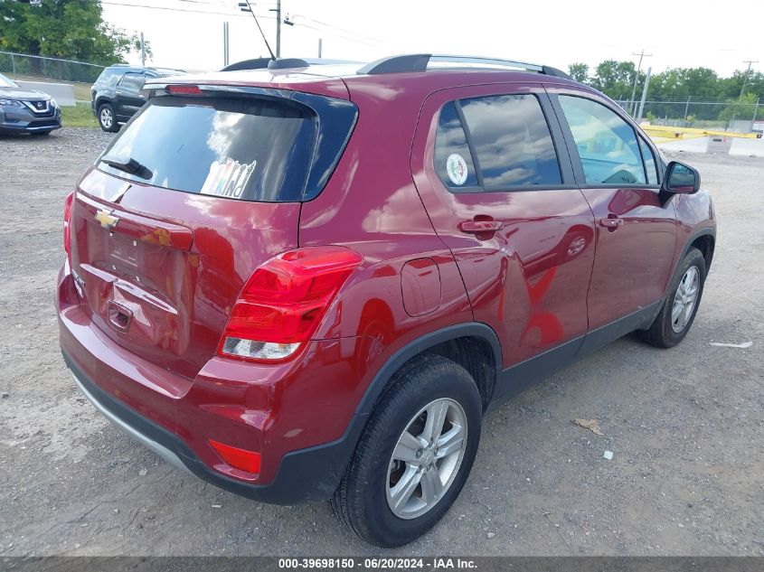 2022 Chevrolet Trax Awd Lt VIN: KL7CJPSM4NB566979 Lot: 39698150