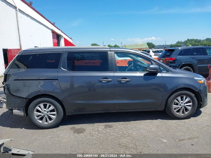 2017 Kia Sedona Lx VIN: KNDMB5C14H6307886 Lot: 39698180