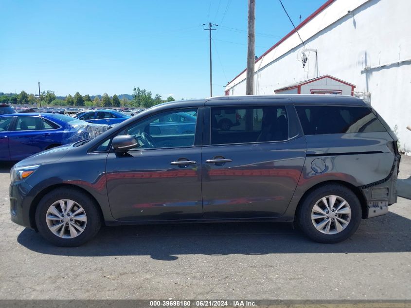 2017 Kia Sedona Lx VIN: KNDMB5C14H6307886 Lot: 39698180