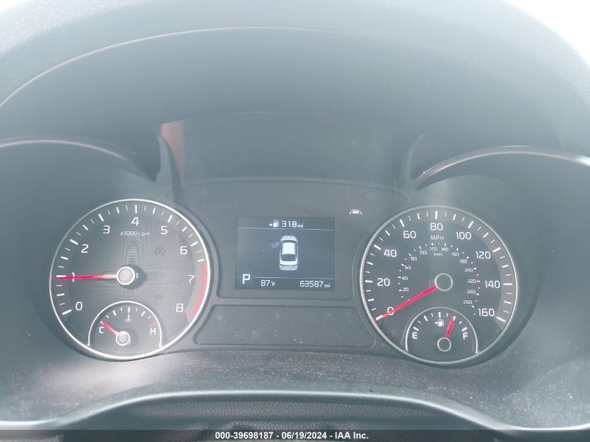 2020 Kia Optima Lx VIN: 5XXGT4L33LG413892 Lot: 39698187