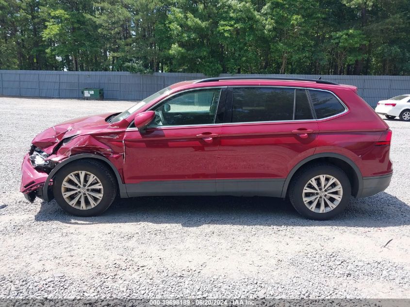 2019 Volkswagen Tiguan 2.0T Se/2.0T Sel/2.0T Sel R-Line/2.0T Sel R-Line Black VIN: 3VV2B7AX2KM031856 Lot: 39698189