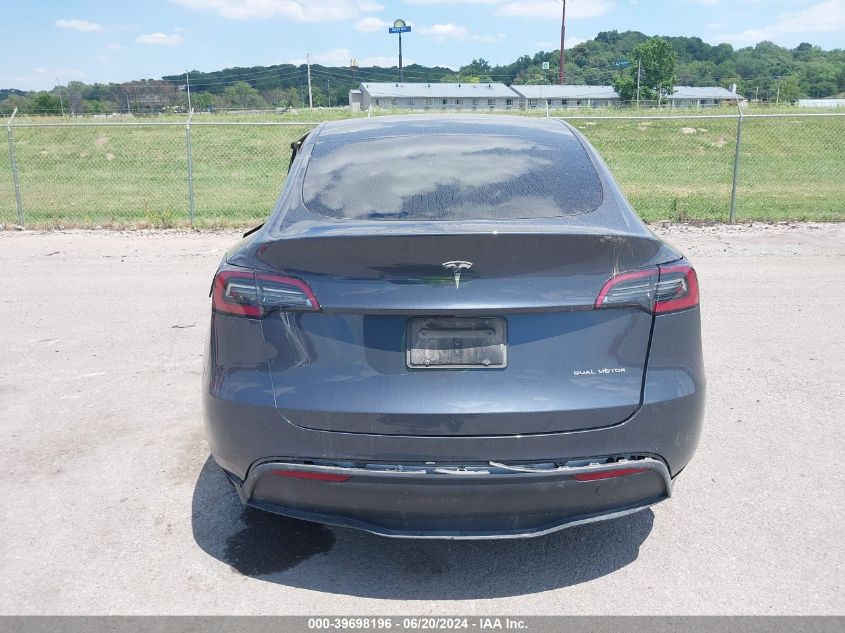 2023 Tesla Model Y Awd/Long Range Dual Motor All-Wheel Drive VIN: 7SAYGDEE8PA036802 Lot: 39698196