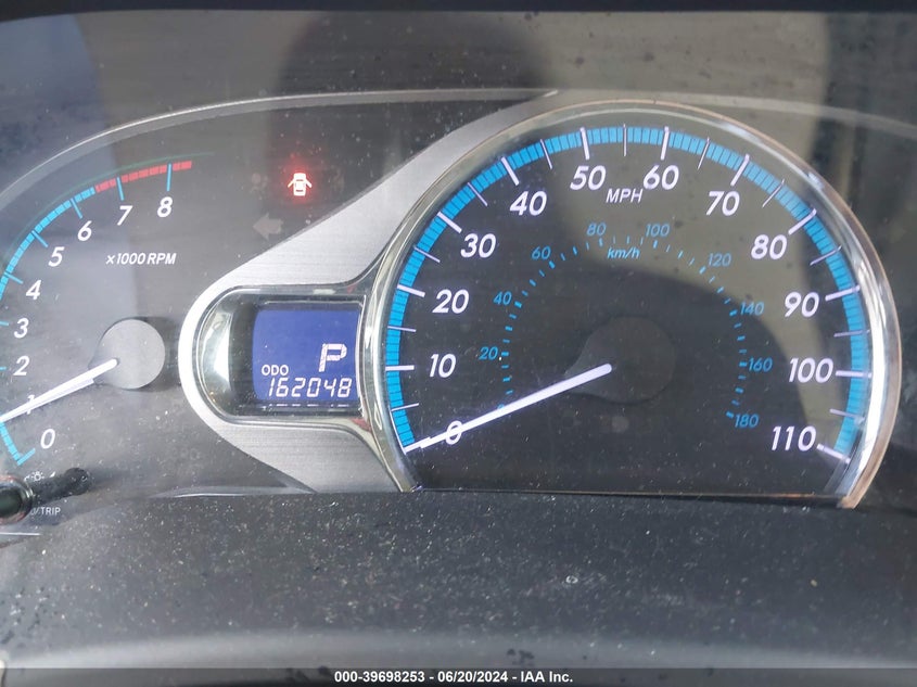 2012 Toyota Sienna Xle V6 8 Passenger VIN: 5TDYK3DC8CS263292 Lot: 39698253