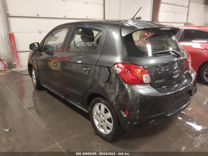 2015 Mitsubishi Mirage Es VIN: ML32A4HJ8FH010685 Lot: 39698259