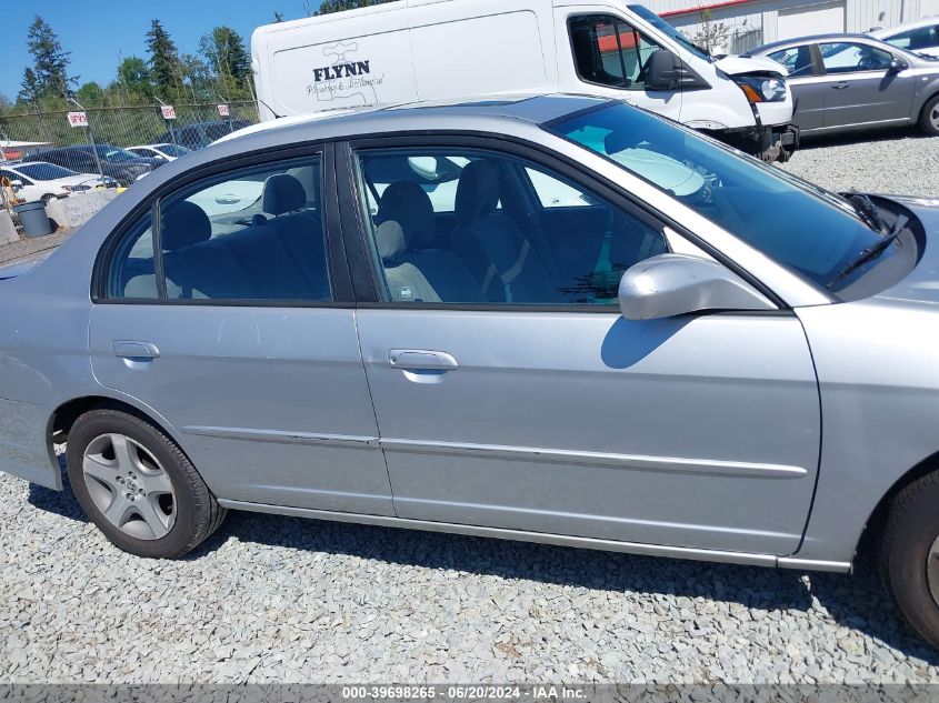 2004 Honda Civic Ex VIN: JHMES25714S001880 Lot: 39698265