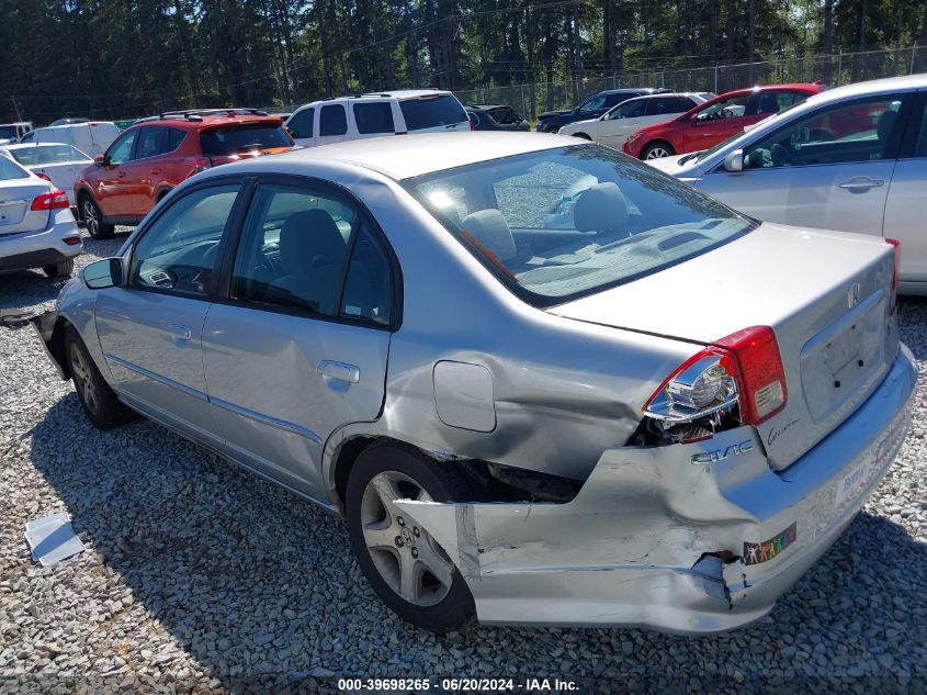 2004 Honda Civic Ex VIN: JHMES25714S001880 Lot: 39698265